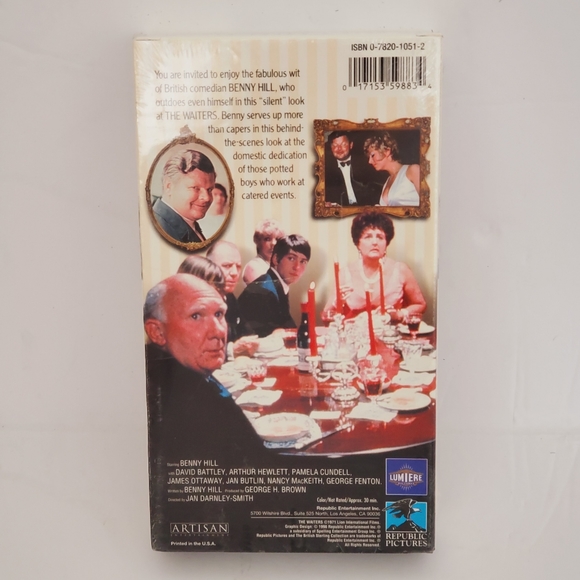 Sealed! Benny Hill: The Waiters (VHS) - Picture 2 of 5